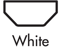 white squareline plastic guttering