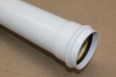 100mm white floplast rainwater pipe