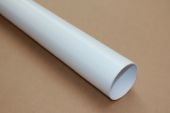 White 80mm floplast rainwater downpipes