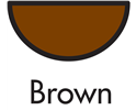 Brown Half Round Floplast