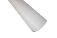white half round polypipe gutters