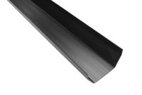 black upvc square gutters