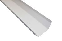 white upvc square gutters