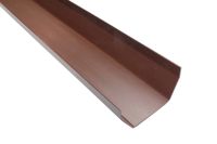 brown upvc square gutters