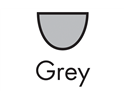 deep capacity rainwater gutter grey