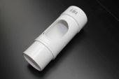 White 68mm Round Access Pipe (floplast)