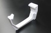 White Square Gutter Bracket (floplast)