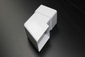 White Square Pipe Shoe (floplast)