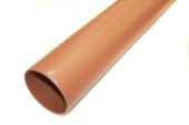 3mt x 110mm Plain Ended Drainage Pipe (floplast)