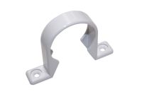 40mm Pipe Clip ABS (white)