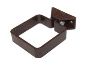 Square Pipe Clip Complete (brown)