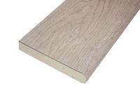 3.6 metre Bullnose Decking Edge Plank (Limed Oak)