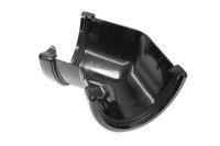 Black Hi-Cap Deepflow 135 Deg Gutter Angle (floplast)