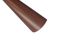 Brown Half Round Gutter (floplast)