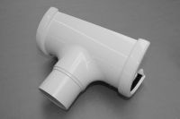 White Hi-Cap Deepflow 80mm Outlet (floplast)