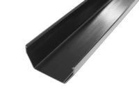 3 Metre Black Square Gutter (floplast)