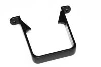 Black Square Standard Pipe Clip (floplast)