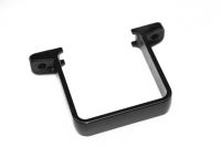 Black Square Flush Pipe Clip (floplast)