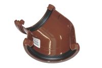 Brown 135 Deg Half Round Angle (floplast)