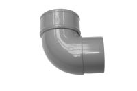 Grey 68mm Round 92.5 Deg Bend (floplast)
