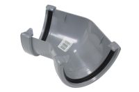 Grey Hi-Cap Deepflow 135 Deg Gutter Angle (floplast)