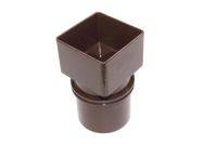 Square to Round Adaptor (rustic brown)