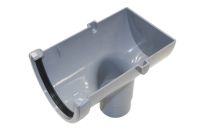 Grey Hi-Cap Deepflow 68mm Stopend Outlet (floplast)