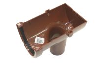 Brown Hi-Cap Deepflow 68mm Stopend Outlet (floplast)