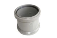 110mm Double Socket Connector (olive grey polypipe)