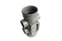 110mm Double Socket 4 Boss Shoulder Access Pipe (olive grey polypipe)