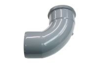 110mm x 92.5 Deg Single Socket Bend (grey floplast)
