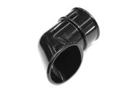 Black 68mm Round Pipe Shoe (floplast)