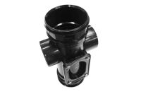 82mm Double Socket  Access Pipe (black)
