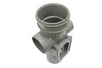 82mm Single Socket Access PIpe (solvent grey)