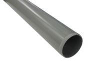 82mm Plain Ended Pipe (solvent grey)