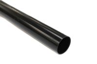 Black 68mm Round Floplast Pipe (4 metre)