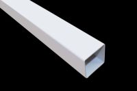 White 65mm Square Floplast Pipe (4 metre)