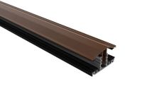 10mm - 25mm Brown Rafter Supported Snap Down Glazing Bar - 3 metre