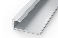 Aluminium Solid Wall Zest End Cap (Silvere)