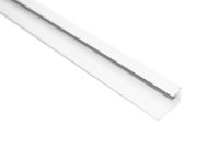 2.4 Mt Square Edging Trim (white pvc)